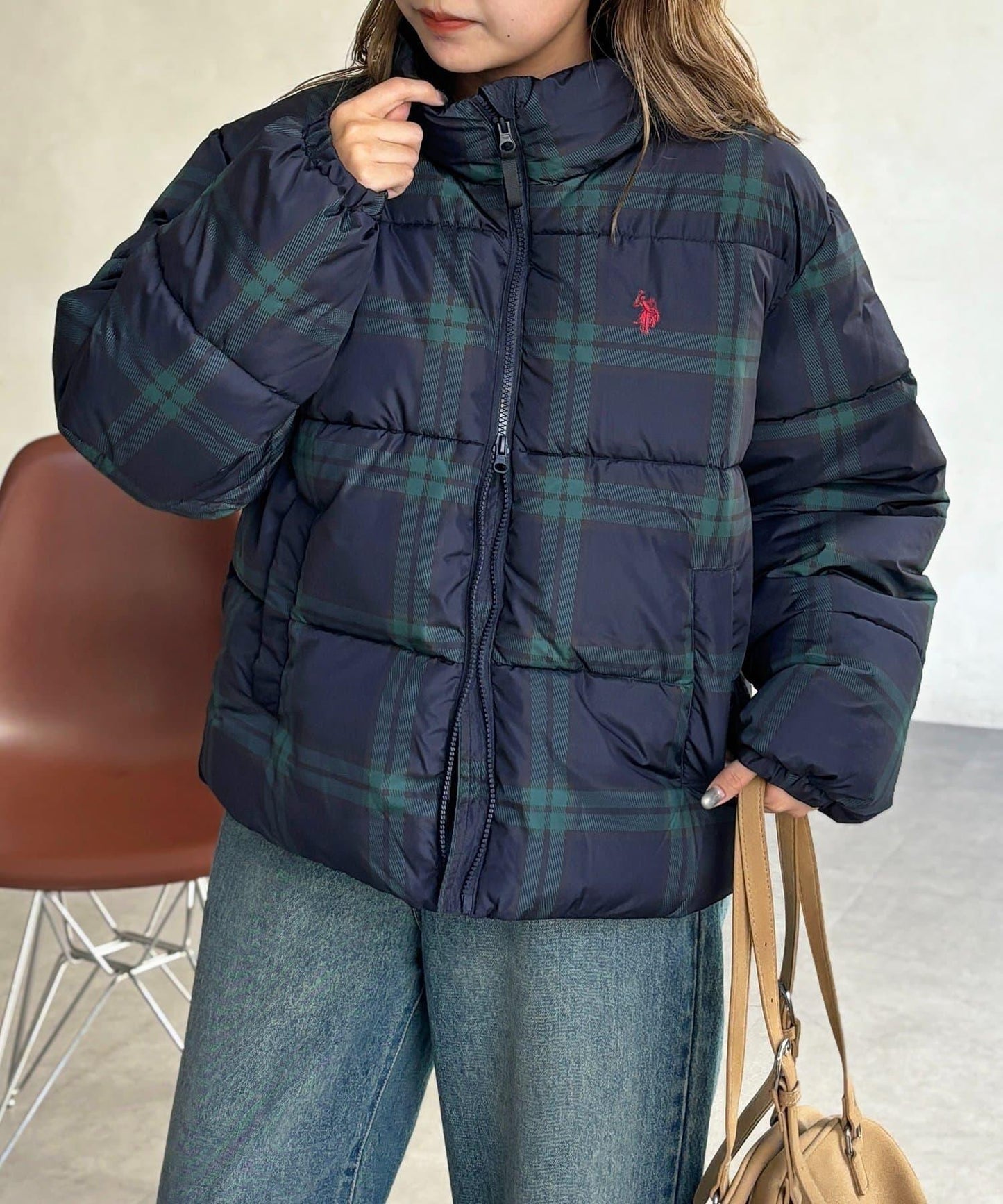 【U.S. POLO ASSN.】防潑水中棉夾克