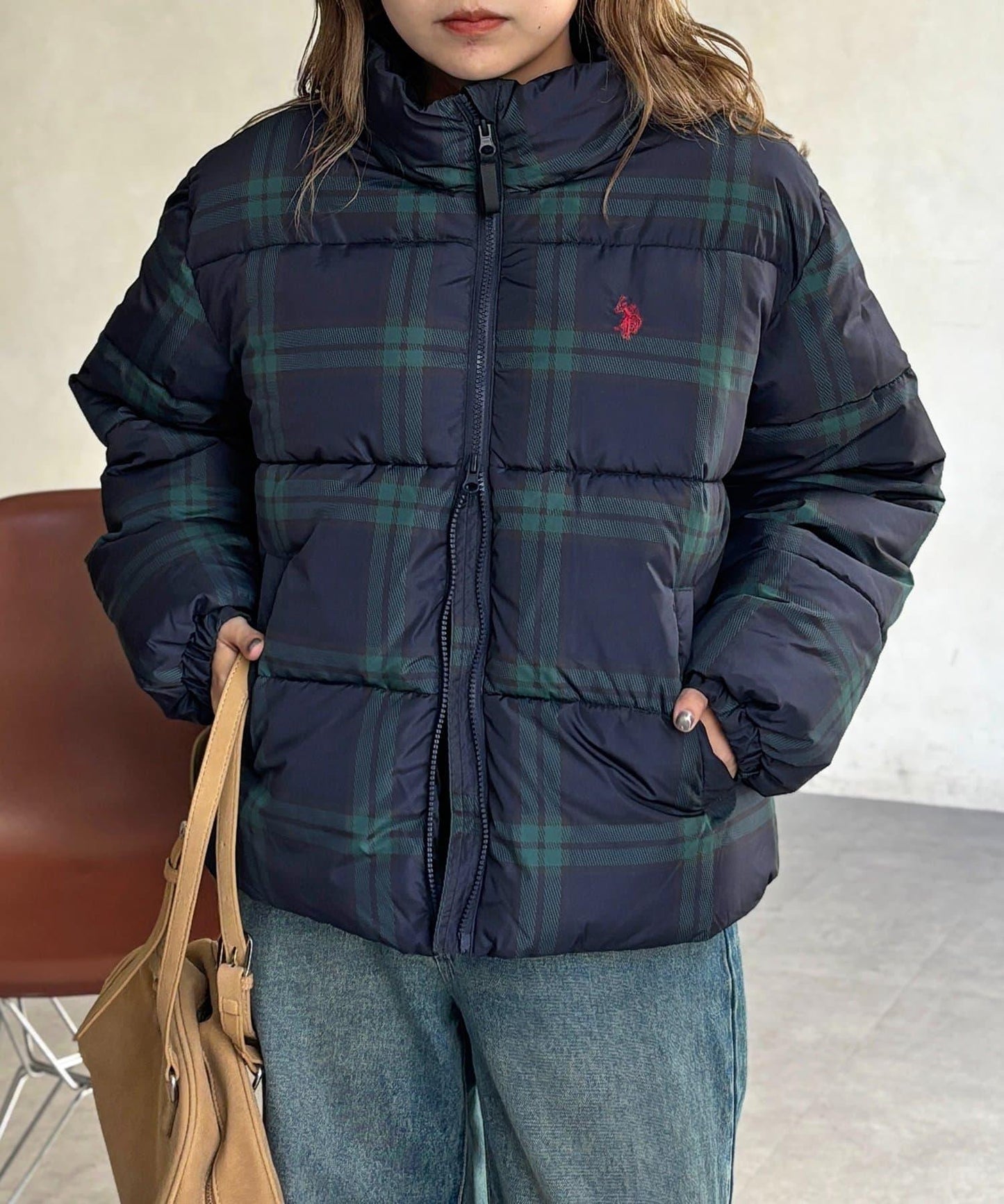 【U.S. POLO ASSN.】防潑水中棉夾克