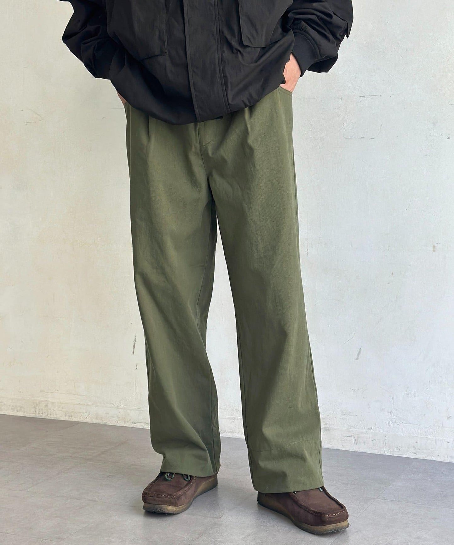 內襯格子滑板褲