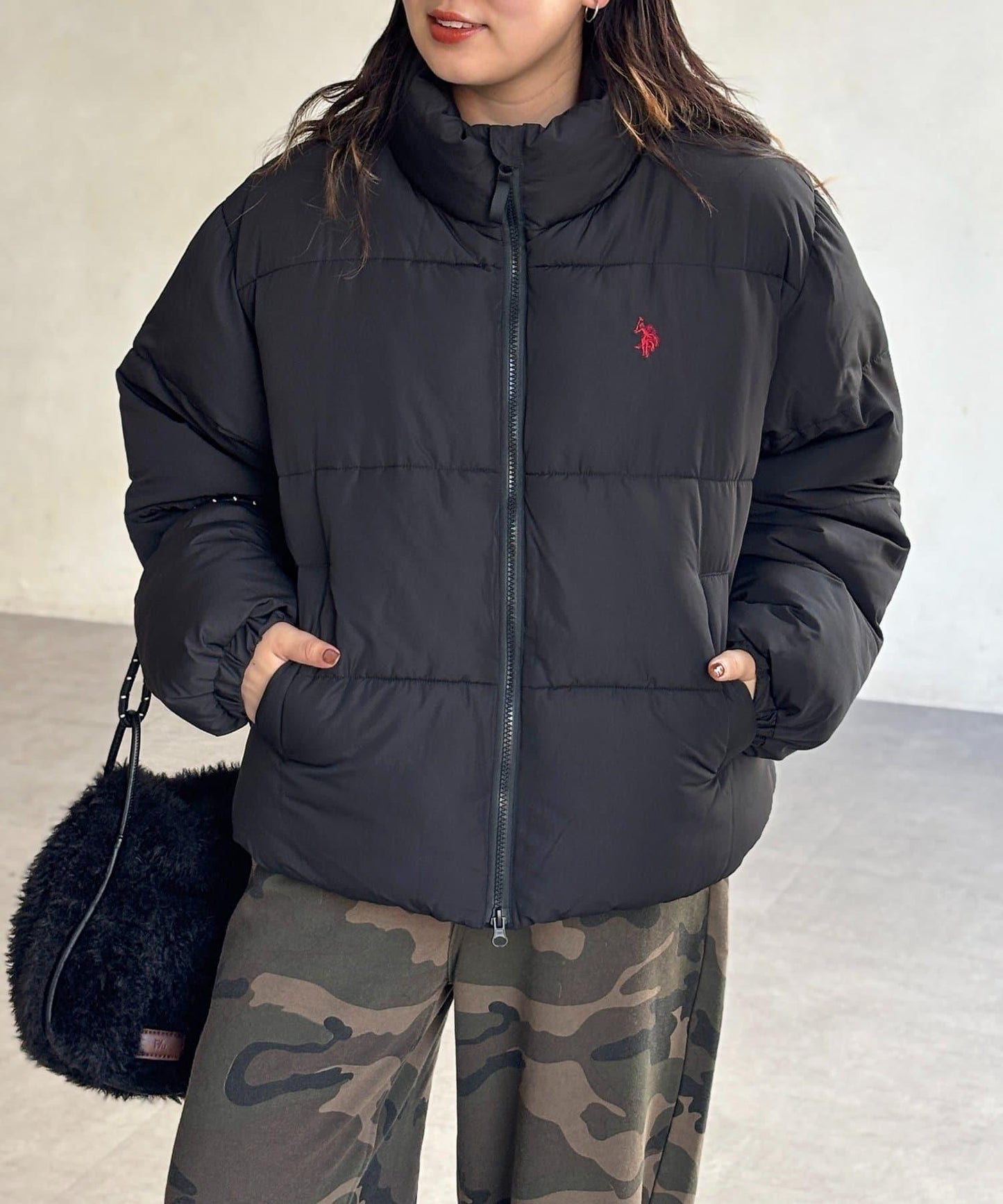 【U.S. POLO ASSN.】防潑水中棉夾克