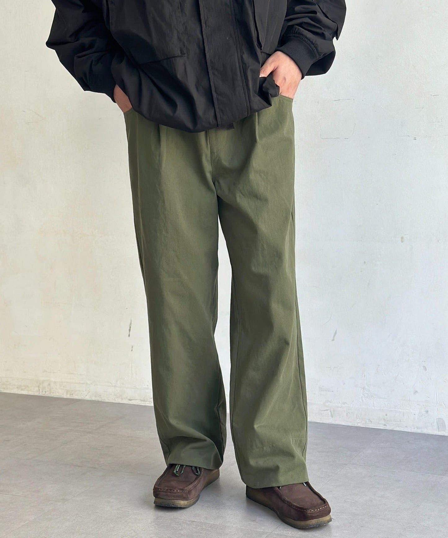 內襯格子滑板褲