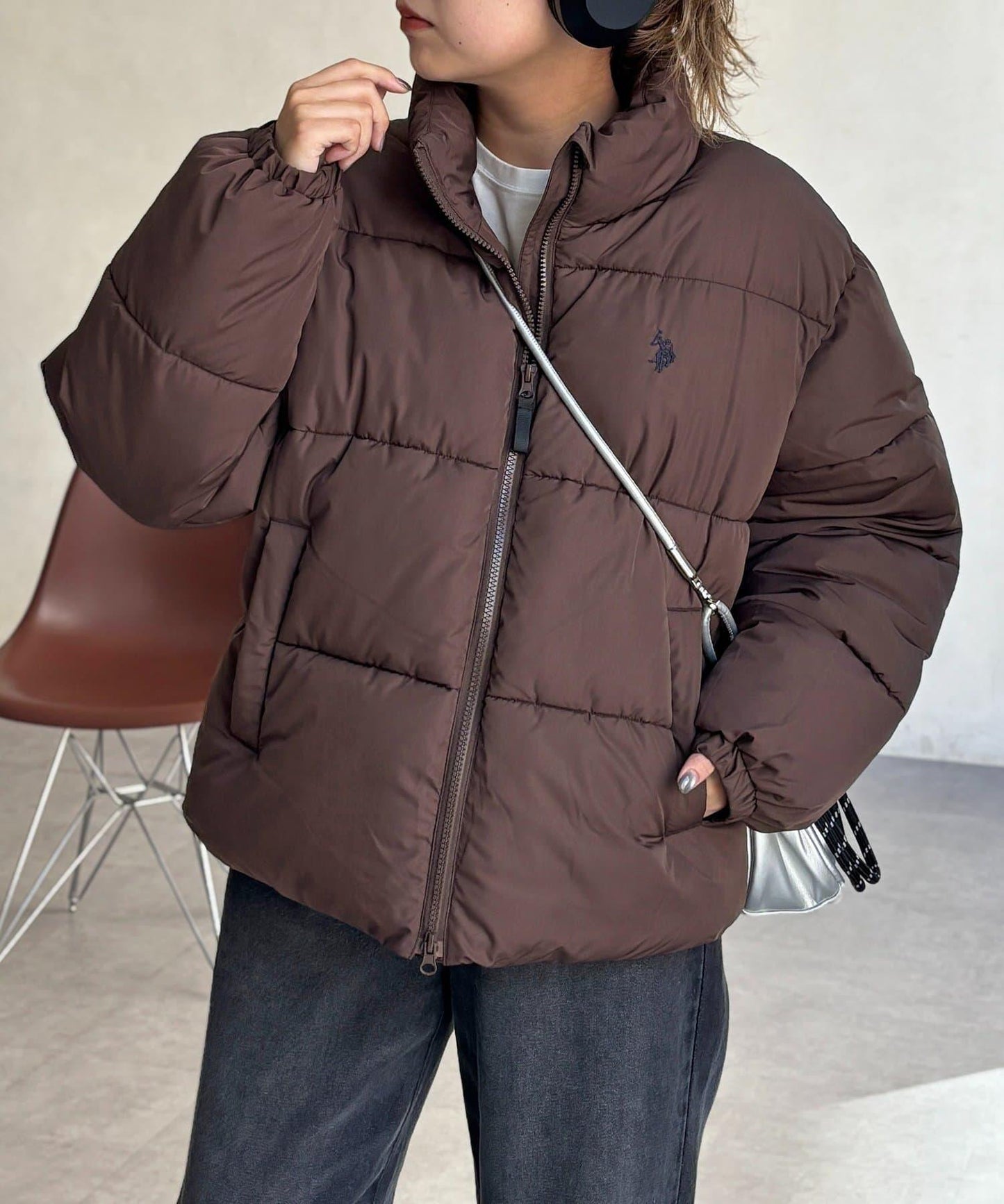 【U.S. POLO ASSN.】防潑水中棉夾克
