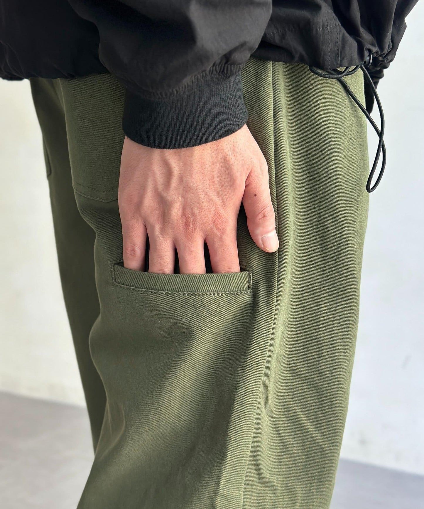 內襯格子滑板褲
