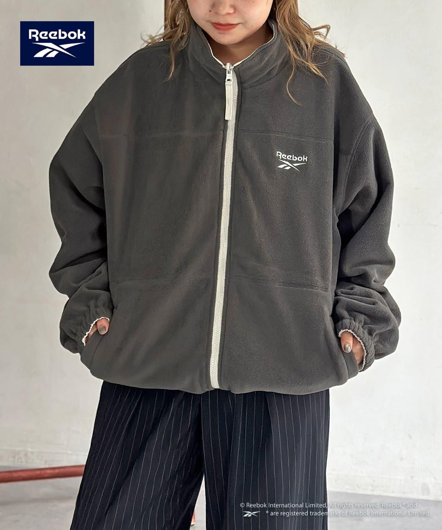 【Reebok】可雙面穿夾克
