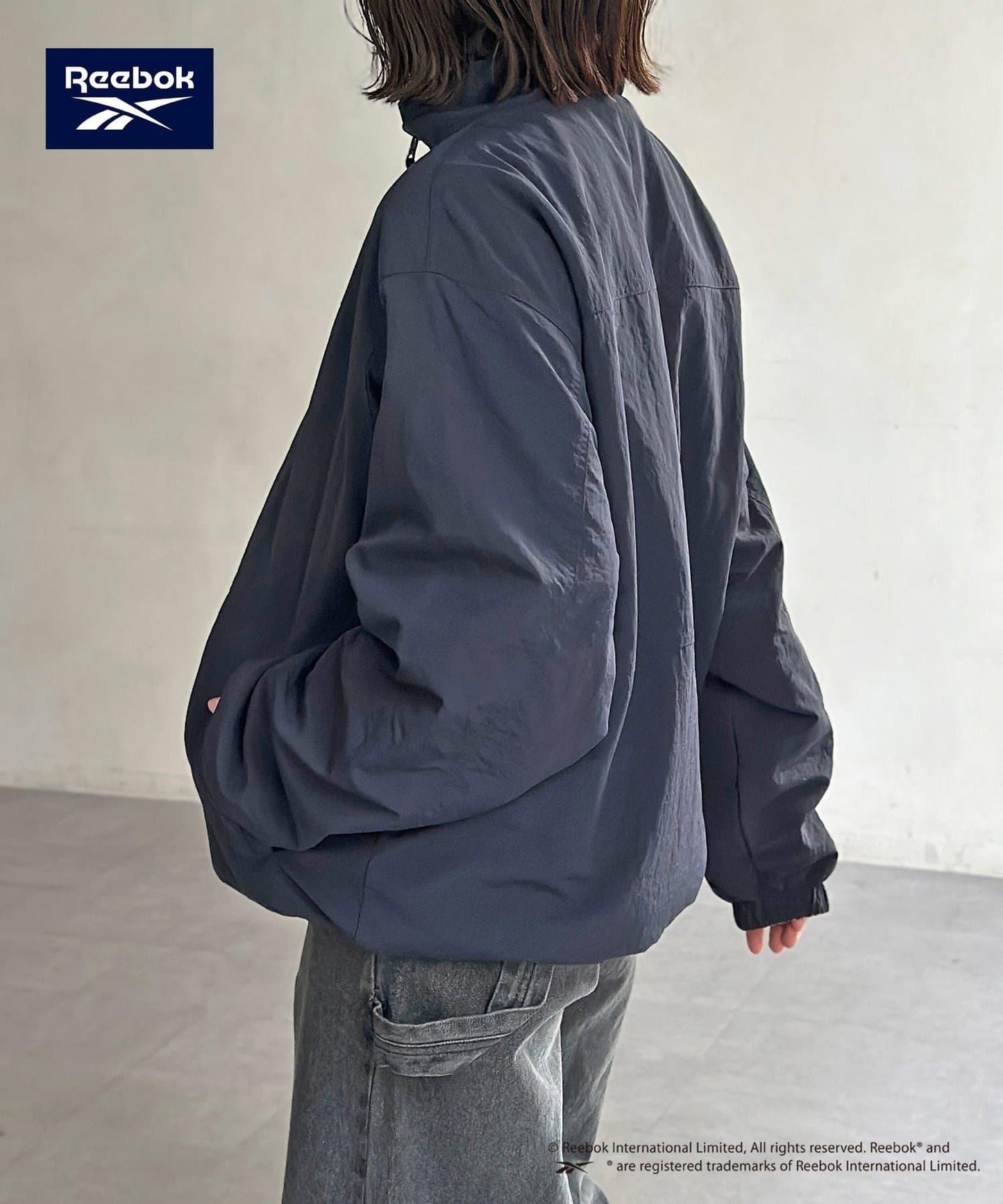 【Reebok】可雙面穿夾克