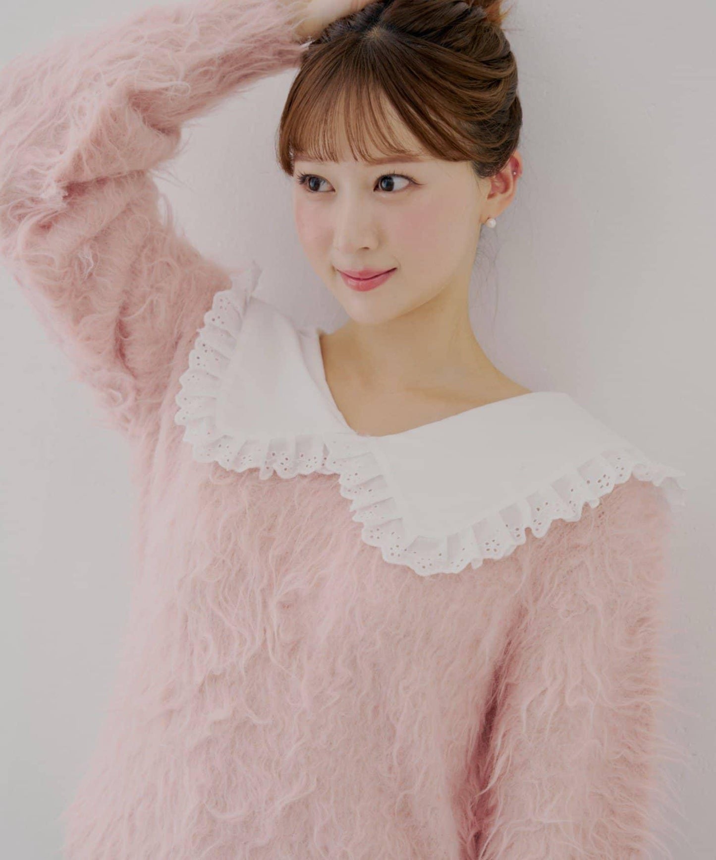 10月16日(週四)12點開售【なみ聯名企劃】水手領毛絨寬鬆針織衫