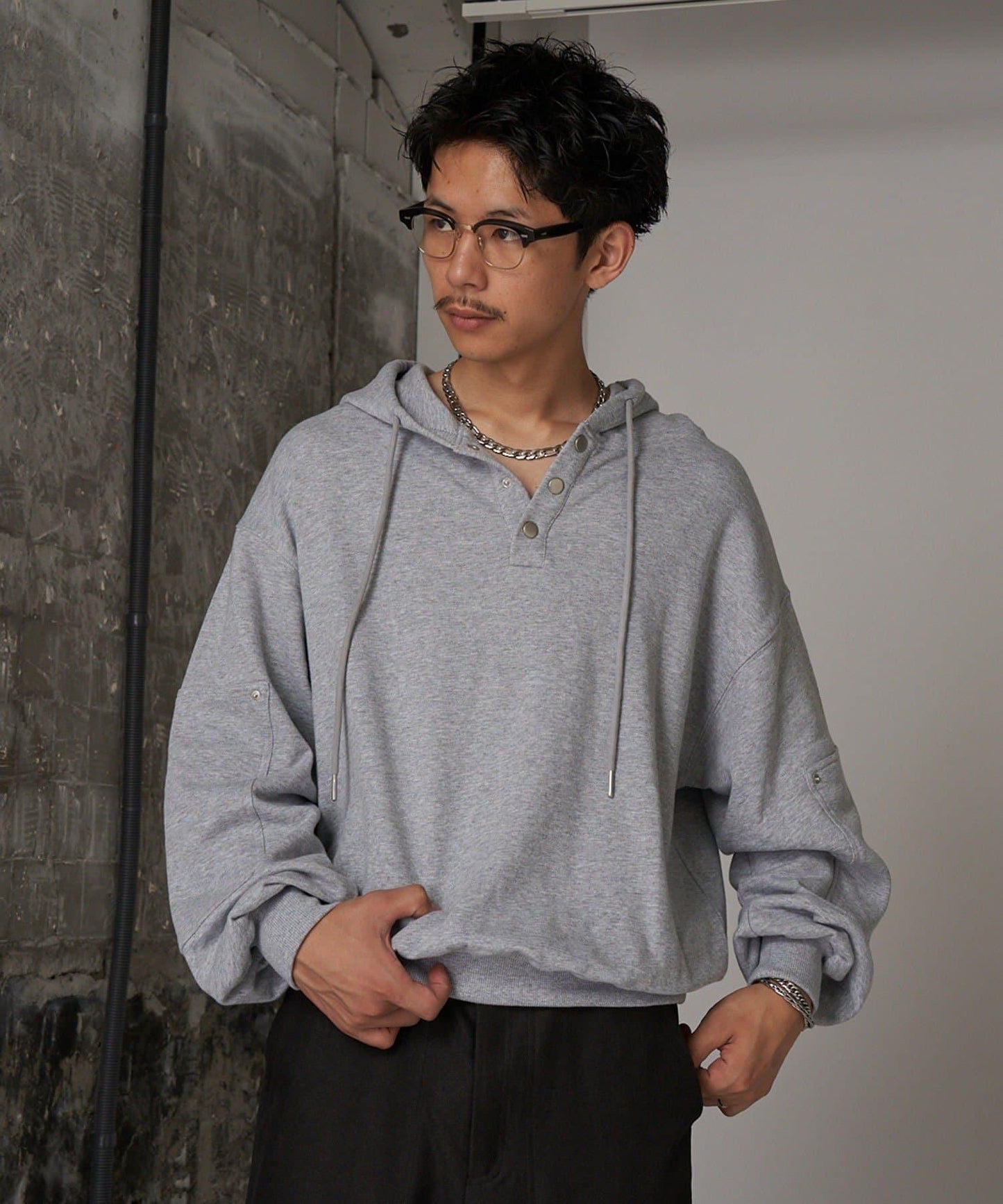 【Shota Matsuoka(@shoxtaxx) 企劃】亨利領連帽衛衣