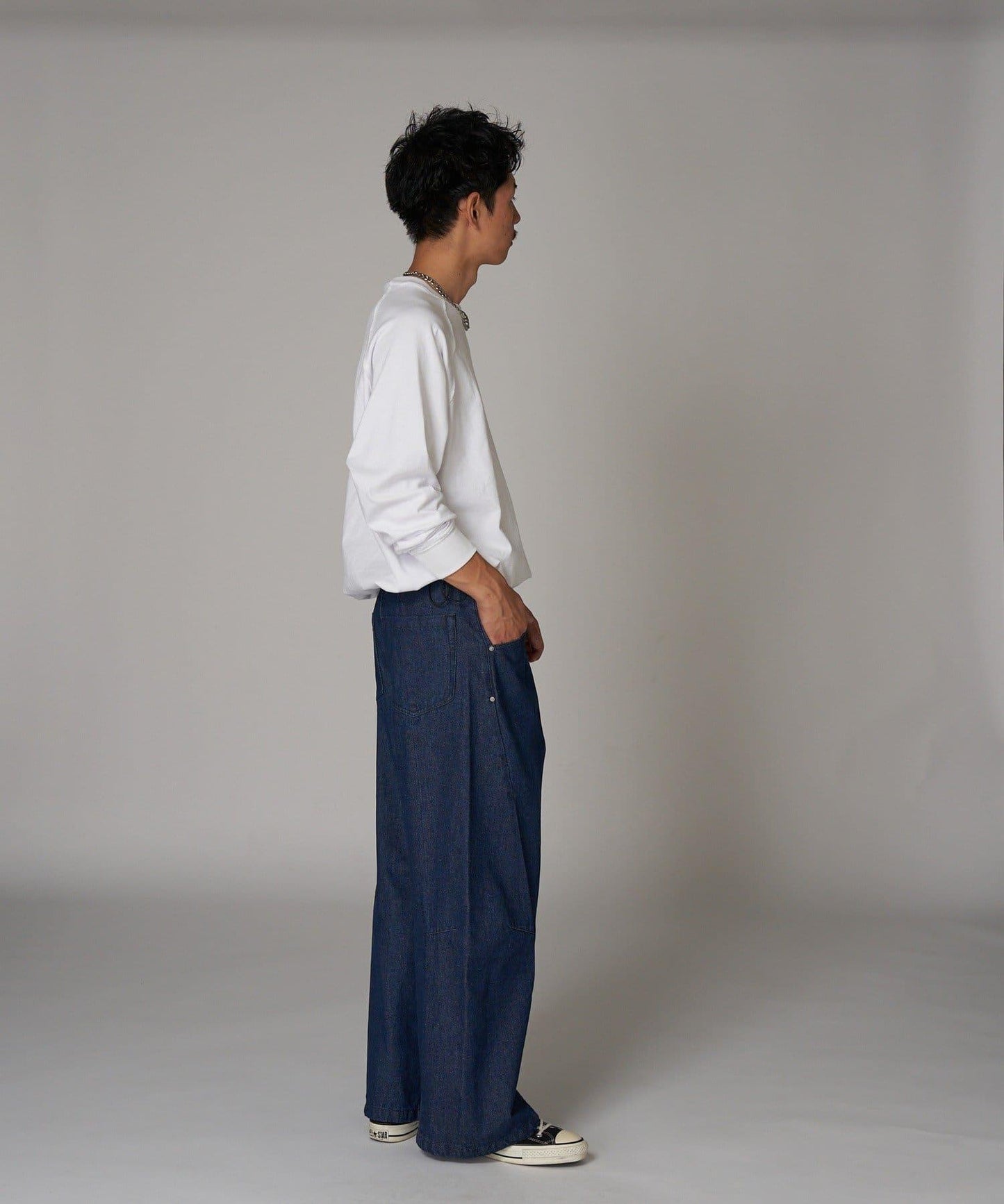 【Shota Matsuoka(@shoxtaxx) 企劃】單次水洗寬鬆牛仔褲