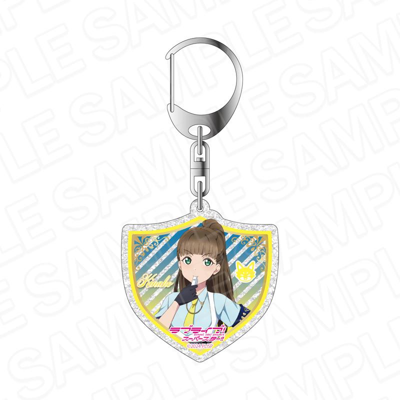 LoveLive! Superstar!! 閃粉亞克力鑰匙扣 櫻小路綺羅 警察ver.