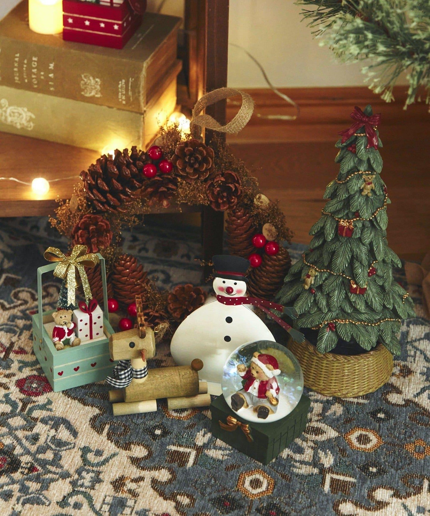 プレゼントクマオブジェ/クリスマス