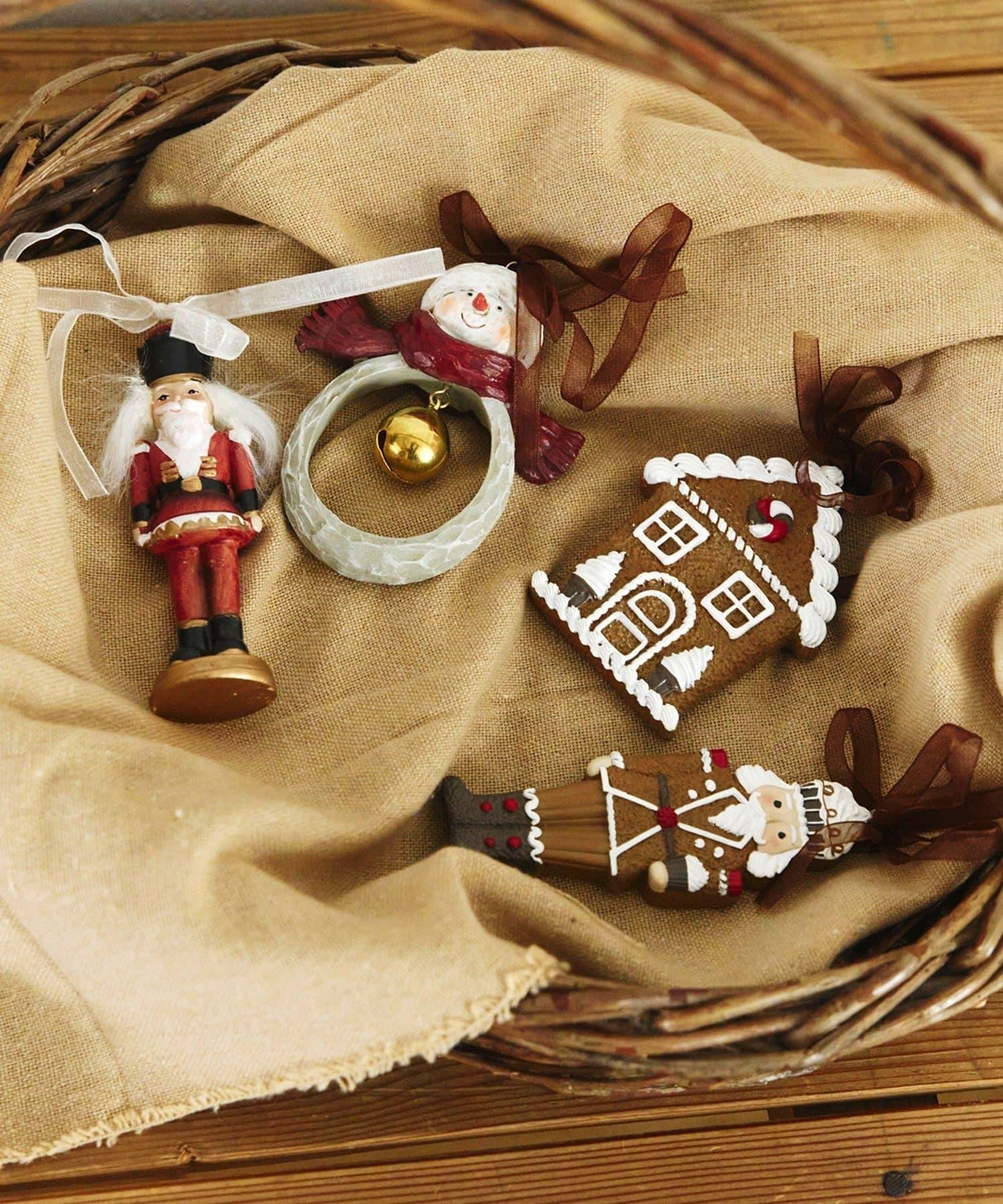 レジンおうちクッキーオーナメント/クリスマス