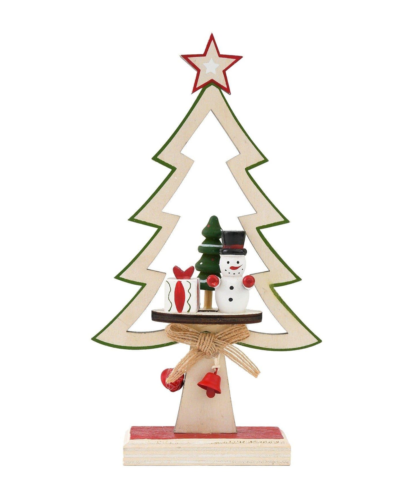 ウッドツリースノーマンオブジェ/クリスマス