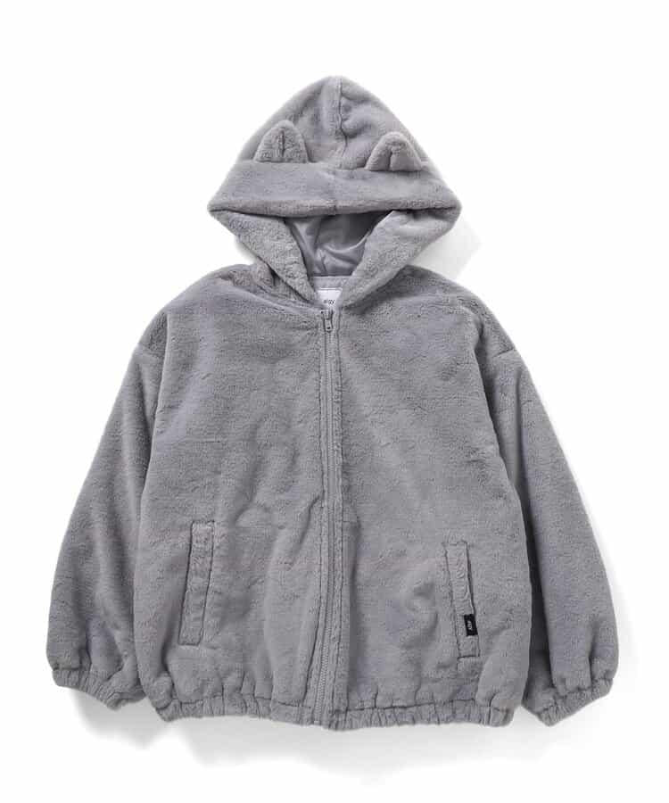 貓耳大號仿皮草外套