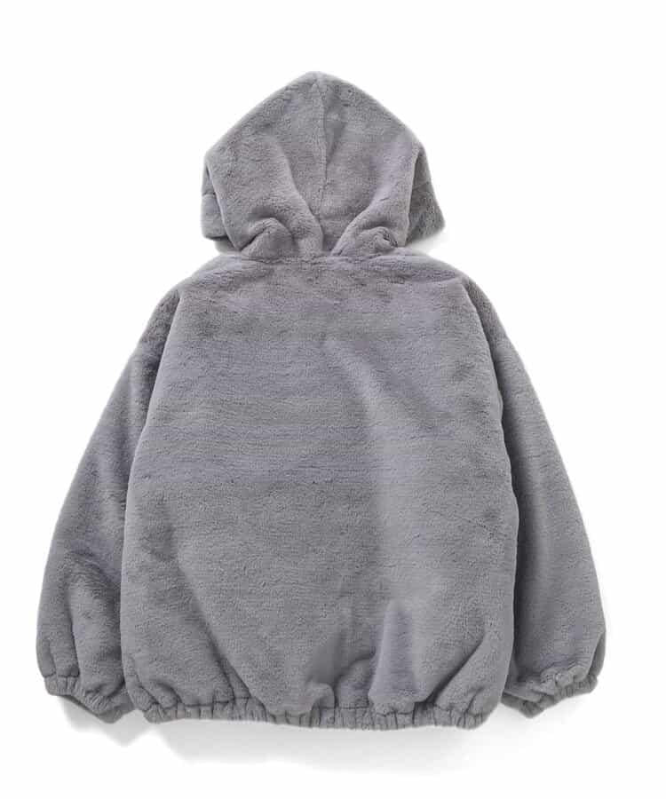 貓耳大號仿皮草外套