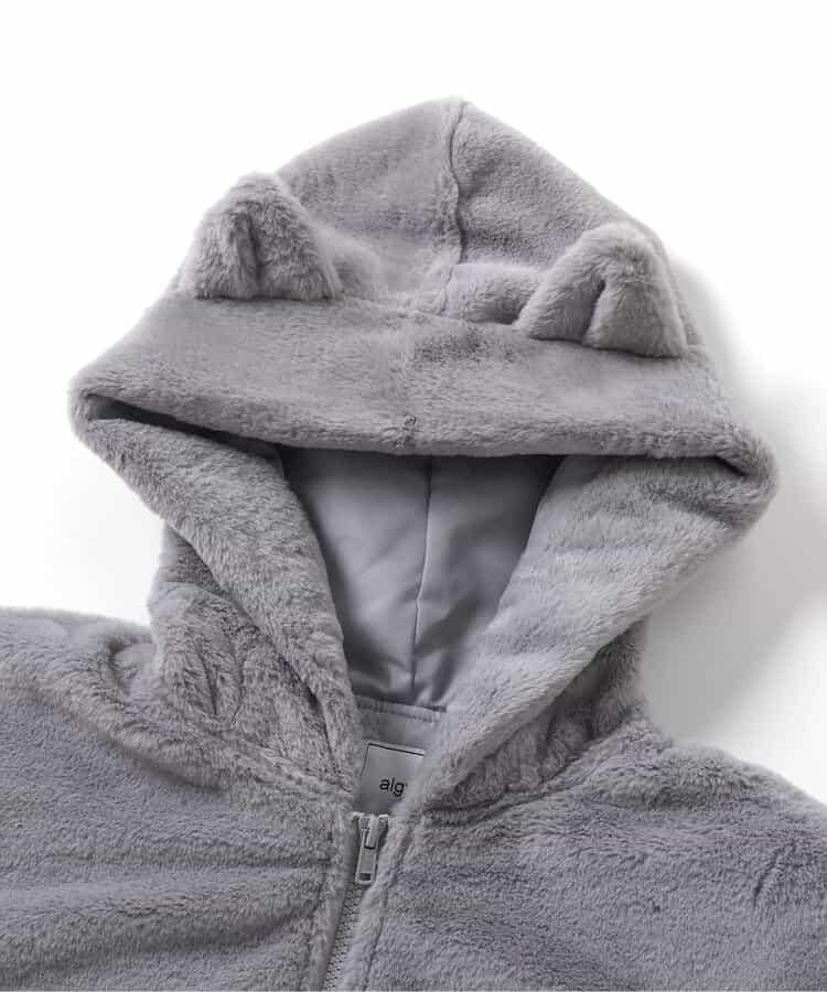 貓耳大號仿皮草外套