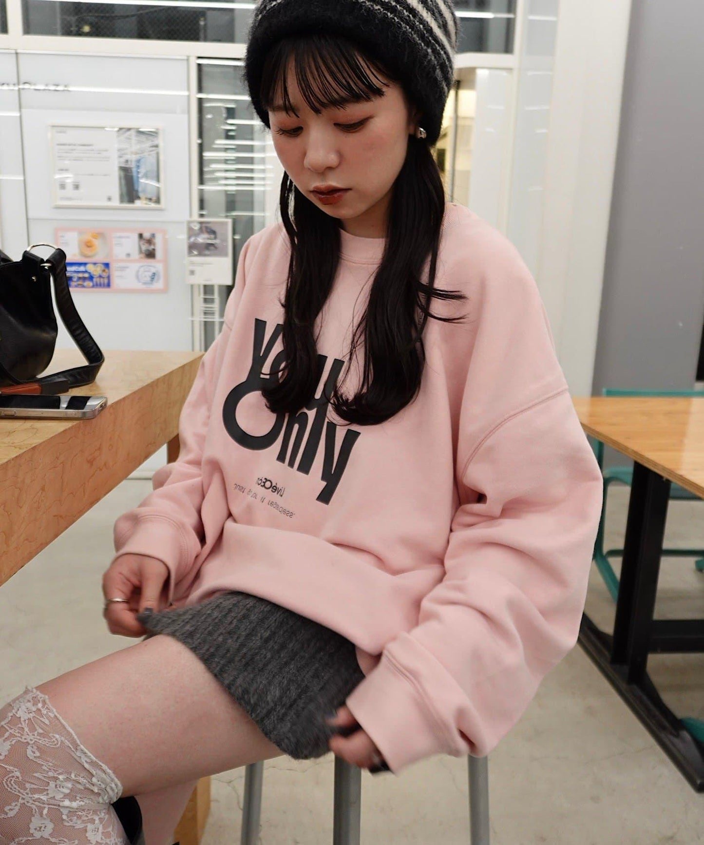 水洗印花標誌衛衣