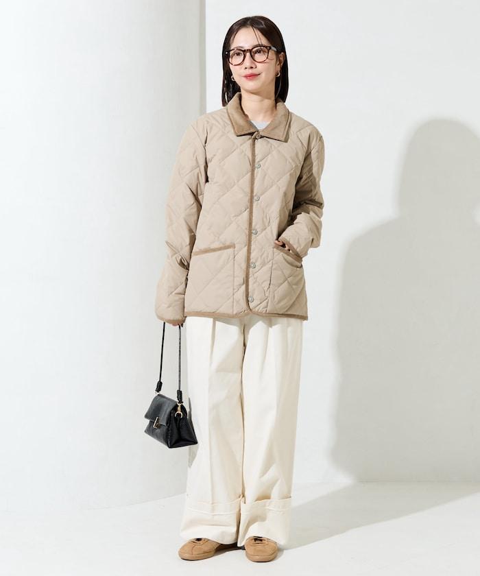 CITY拼接立領羽絨夾克(羽絨服)