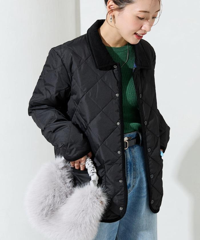 CITY拼接立領羽絨夾克(羽絨服)
