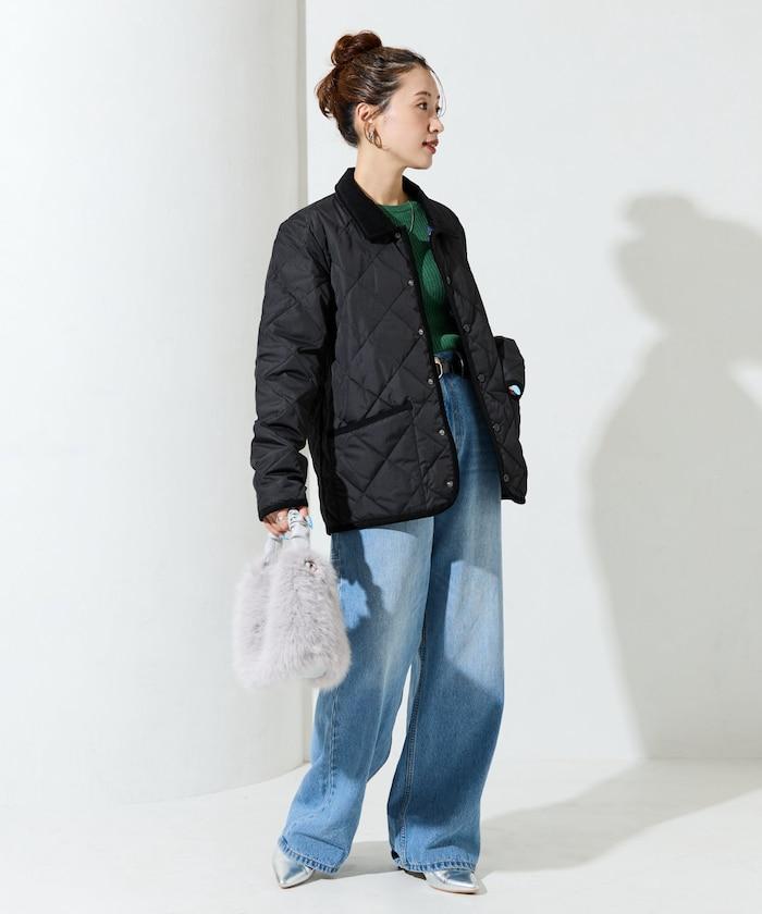 CITY拼接立領羽絨夾克(羽絨服)
