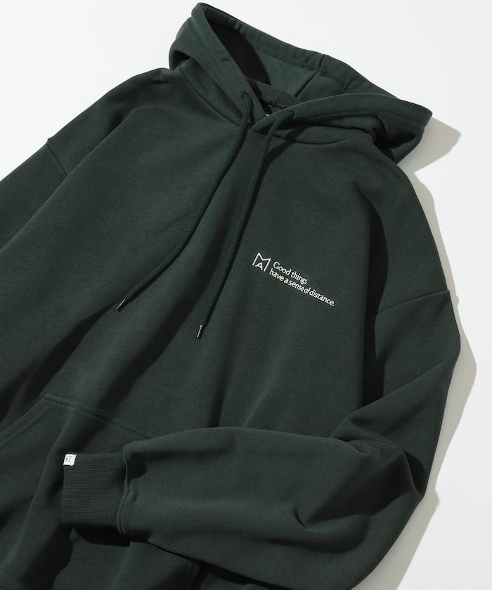 MA 基礎款標誌刺繡套頭連帽衛衣 / 毛圈布