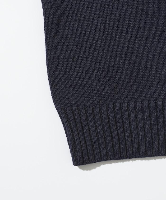 MA簡約刺繡logo圓領針織開衫