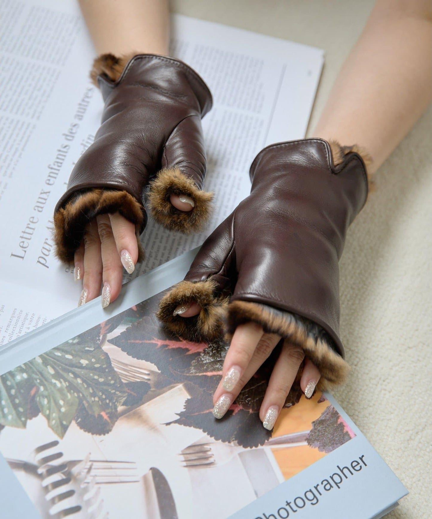 【GALA GLOVES】REX兔毛手套