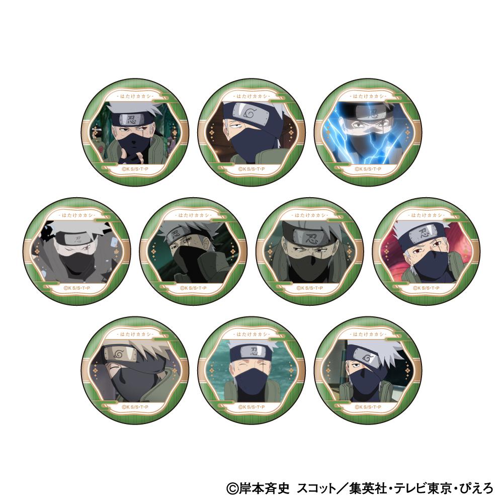 《火影忍者》疾風傳_旗木卡卡西 臉部收藏徽章【BOX/10個裝】