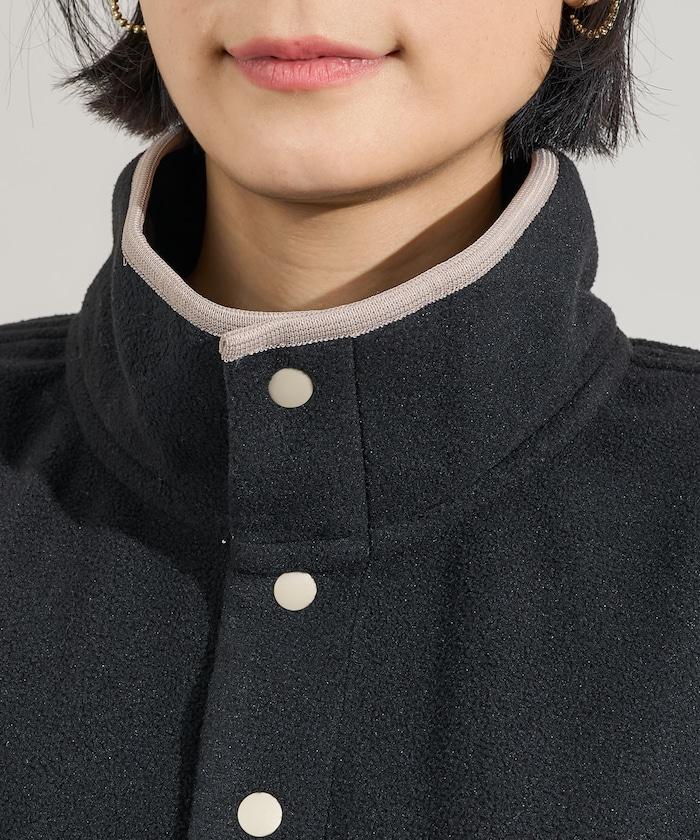 拼色抓絨套頭衫