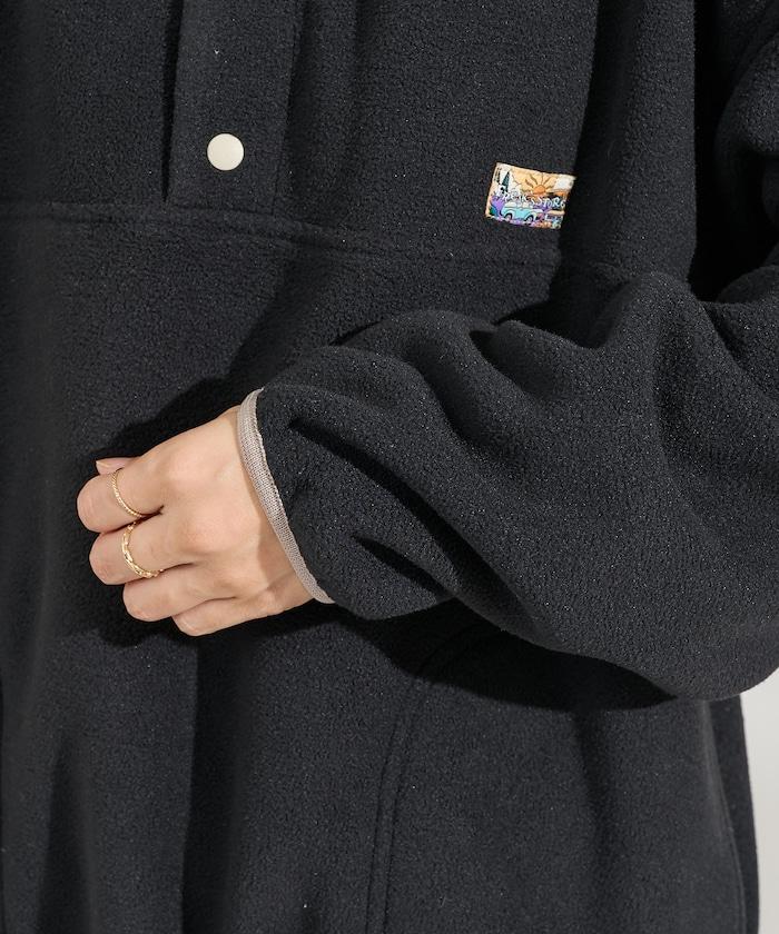 拼色抓絨套頭衫