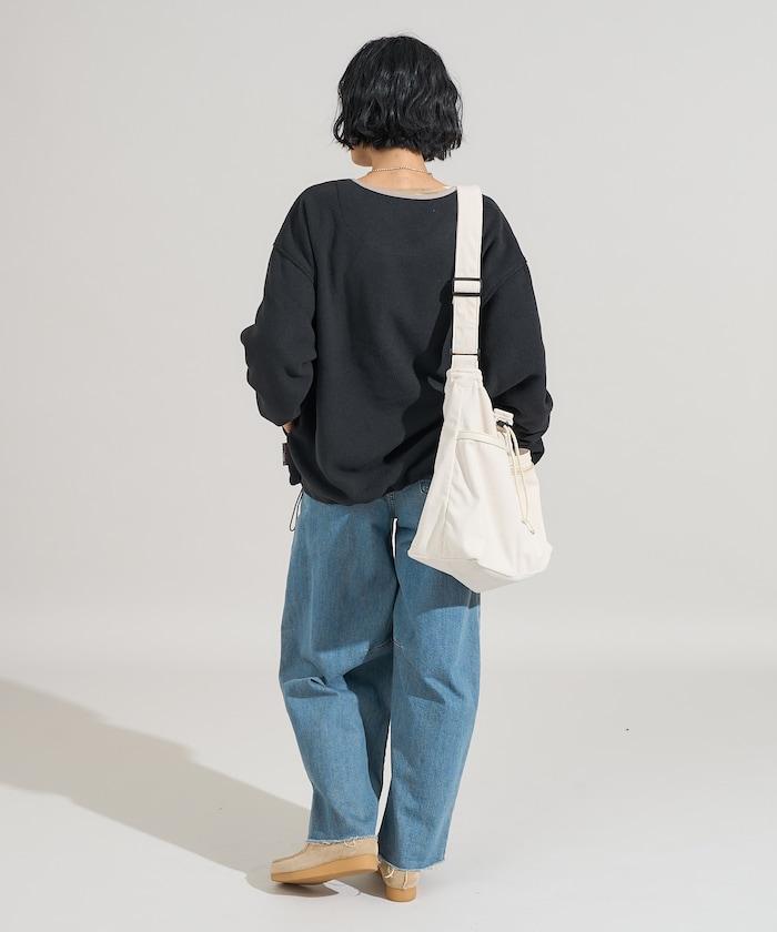 拼色抓絨按扣開衫