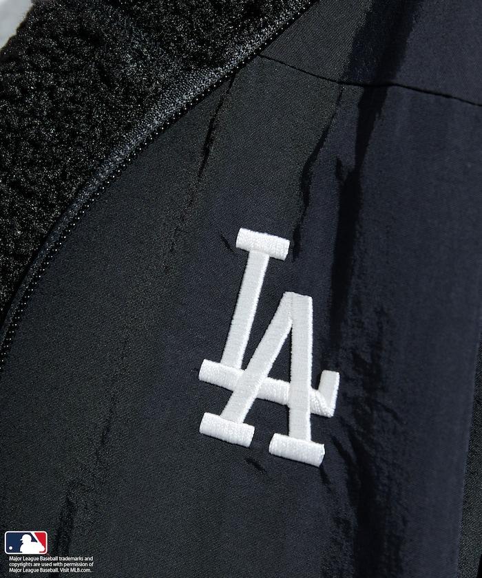 MLB可雙面穿羊羔絨夾克