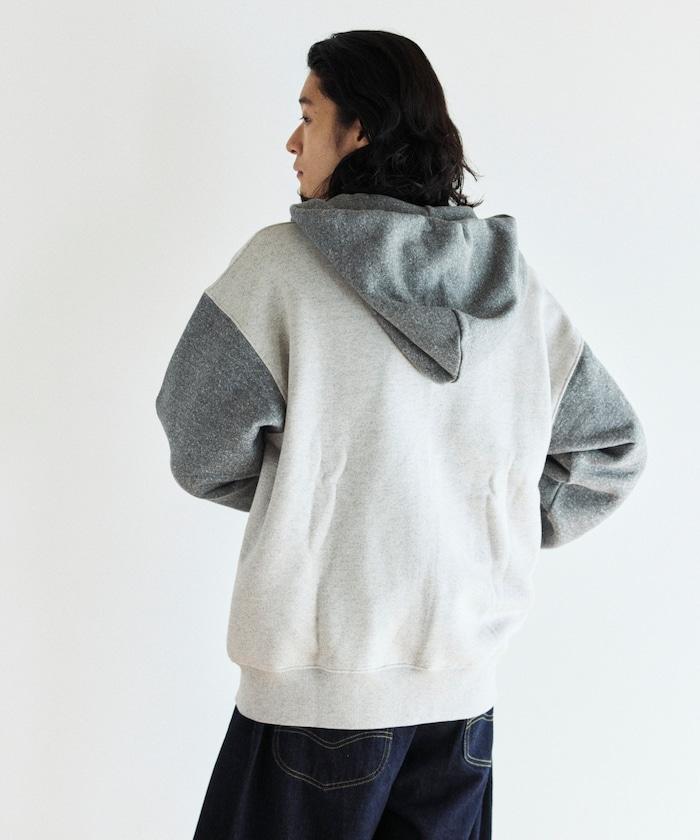 COMFORT HEATHER 復古風格 內刷毛 拉鍊連帽衛衣