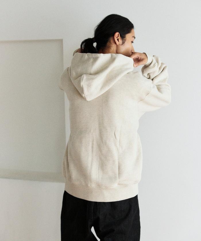 COMFORT HEATHER 復古風格 內刷毛 拉鍊連帽衛衣