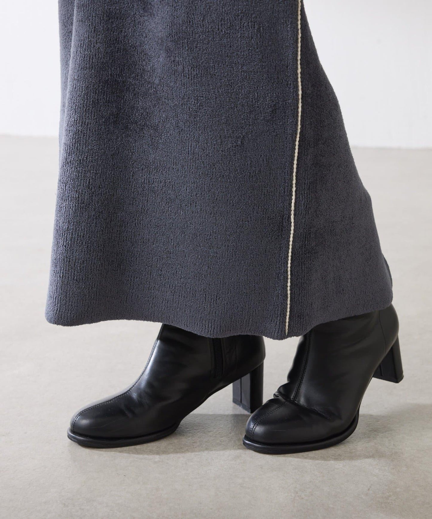 【套裝商品】毛絨雙面針織套裝