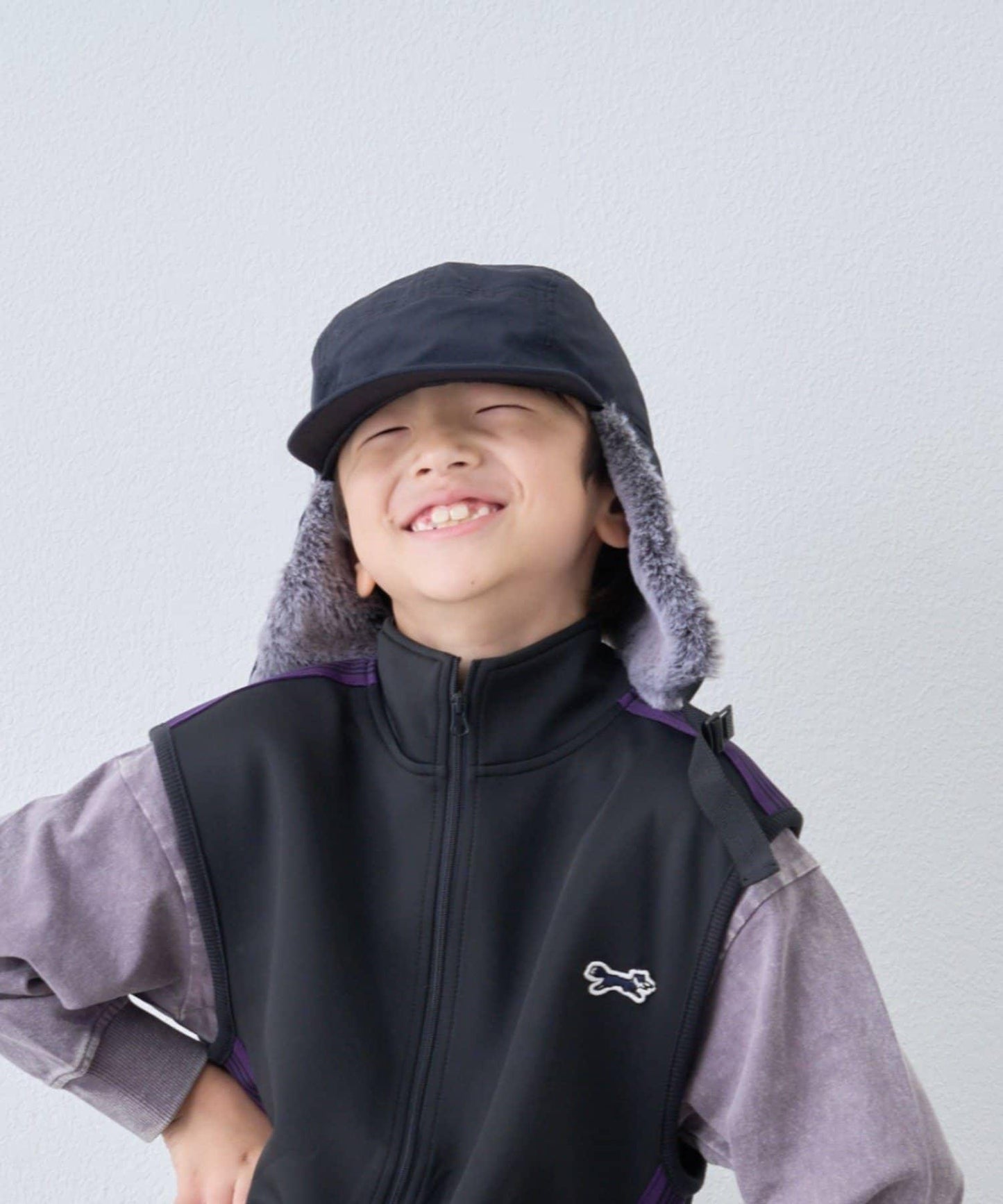【KIDS】軍風飛行帽