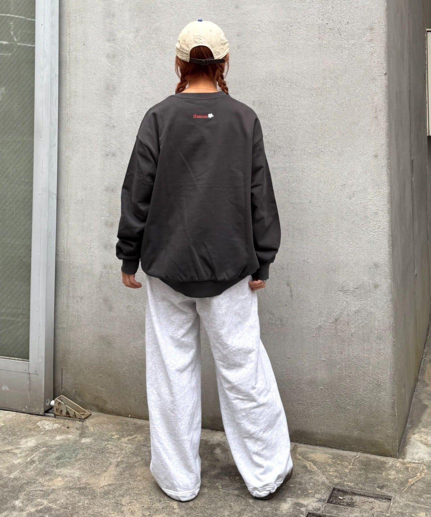 【中性款】地圖圖案衛衣套頭衫