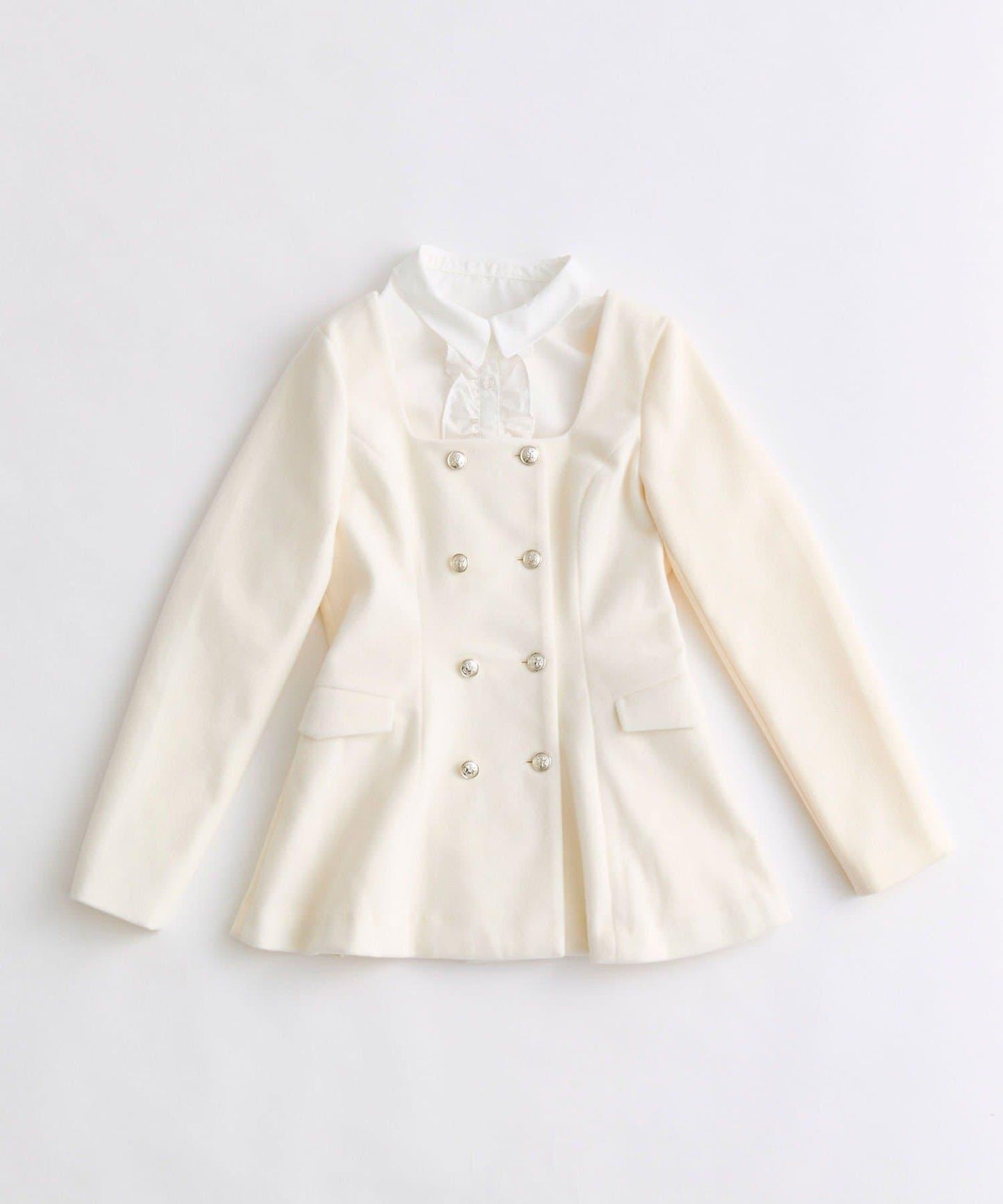 【Belle Charme】經典荷葉邊領夾克