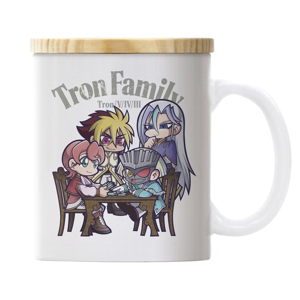 遊戲王ZEXAL 特朗一家 帶蓋全綵馬克杯 歡談Ver.