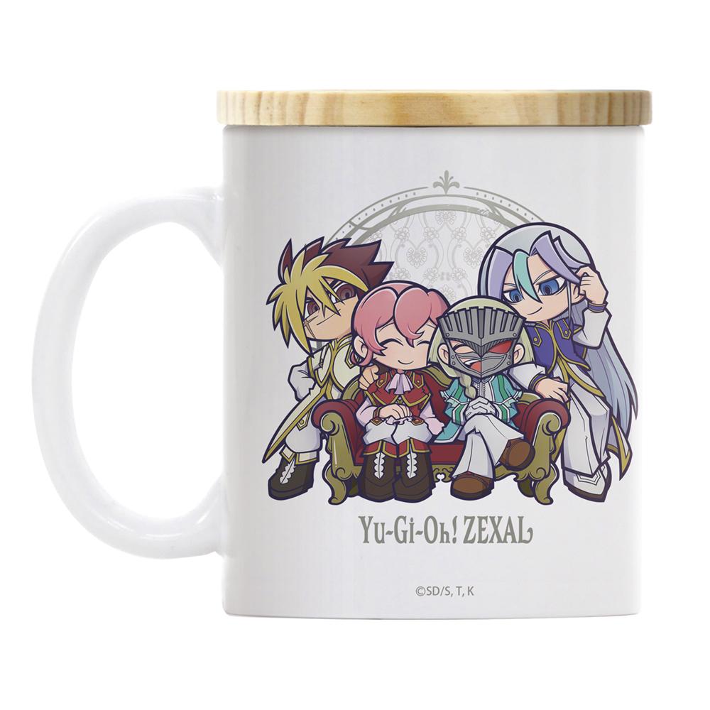 遊戲王ZEXAL 特朗一家 帶蓋全綵馬克杯 歡談Ver.