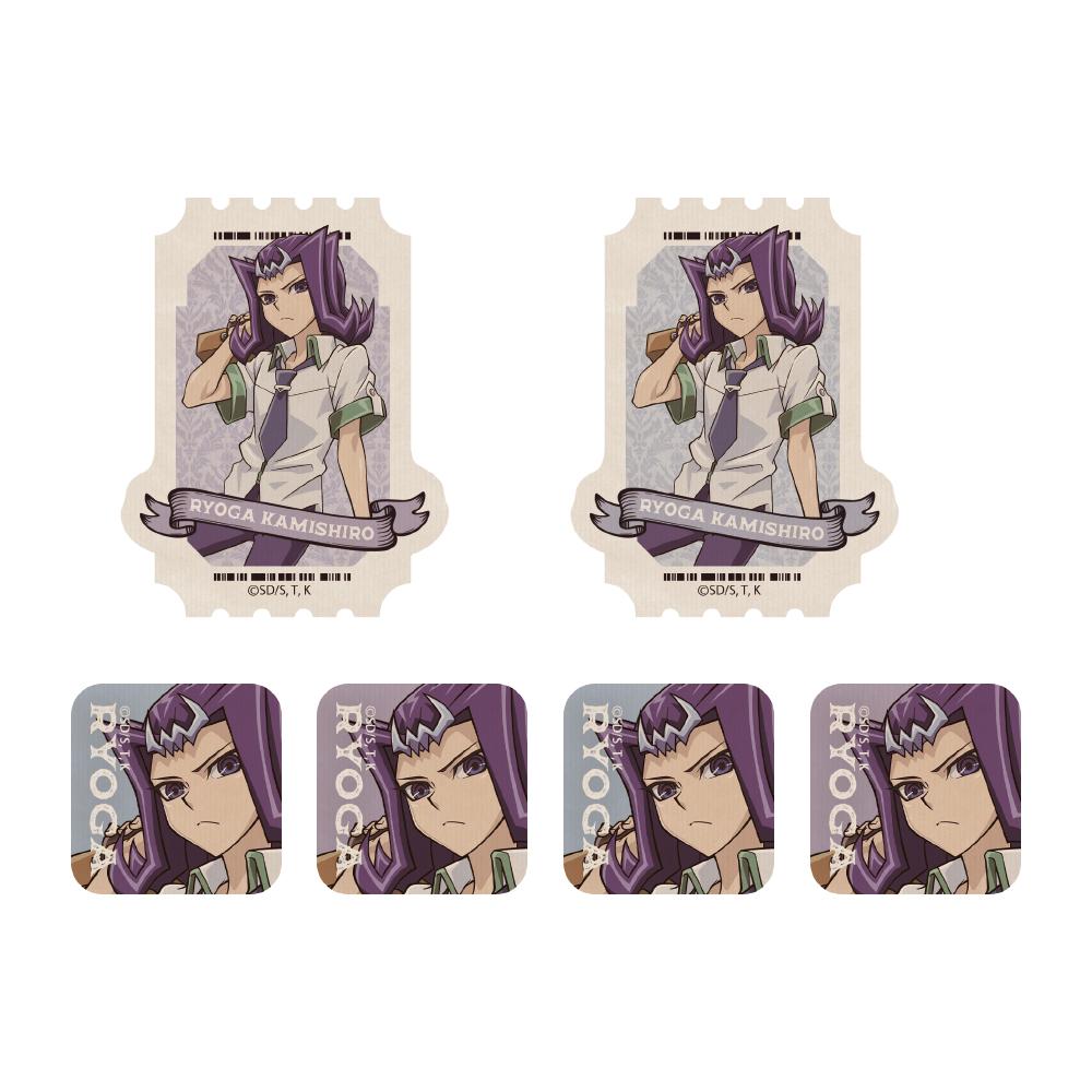 遊戲王ZEXAL_新繪 神代凌牙 迷你貼紙套裝 休閒模式決鬥者Ver.