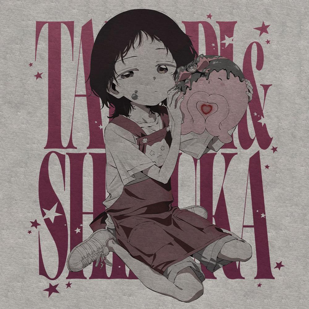 タコピー的原罪_XL碼_T恤 しずか&タコピー 情人節版