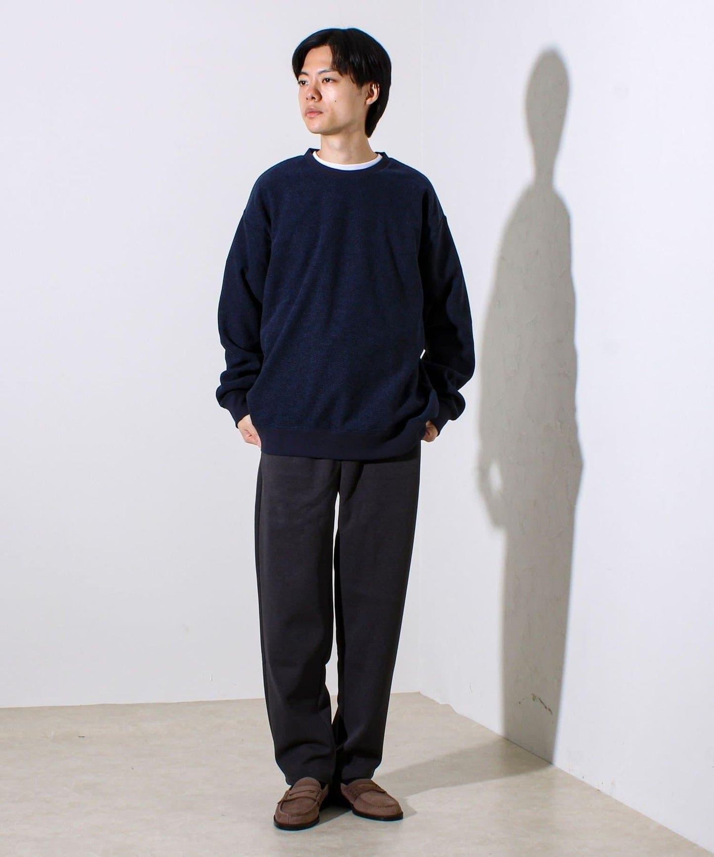 蜂巢絨里長袖T恤