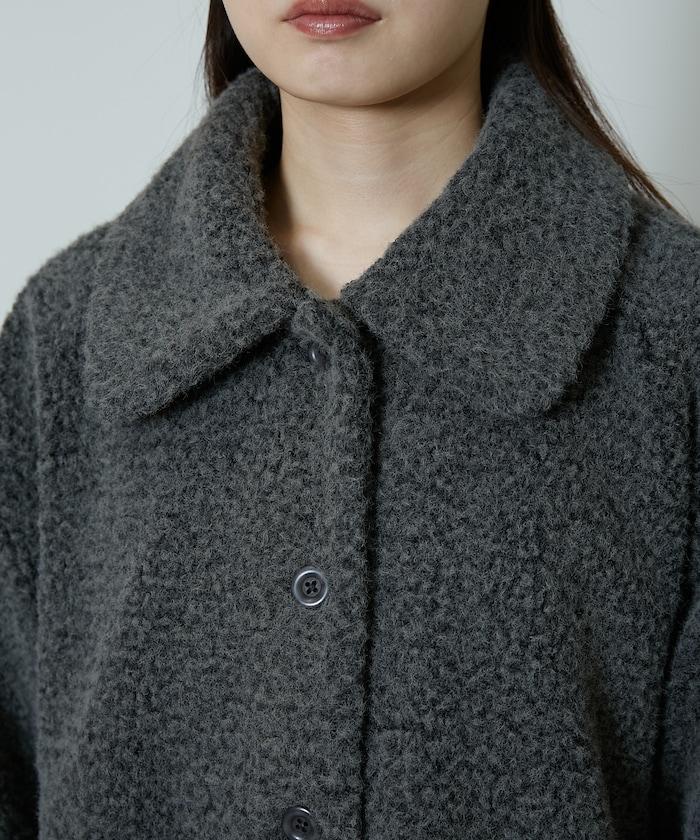 羊羔絨中長款外套