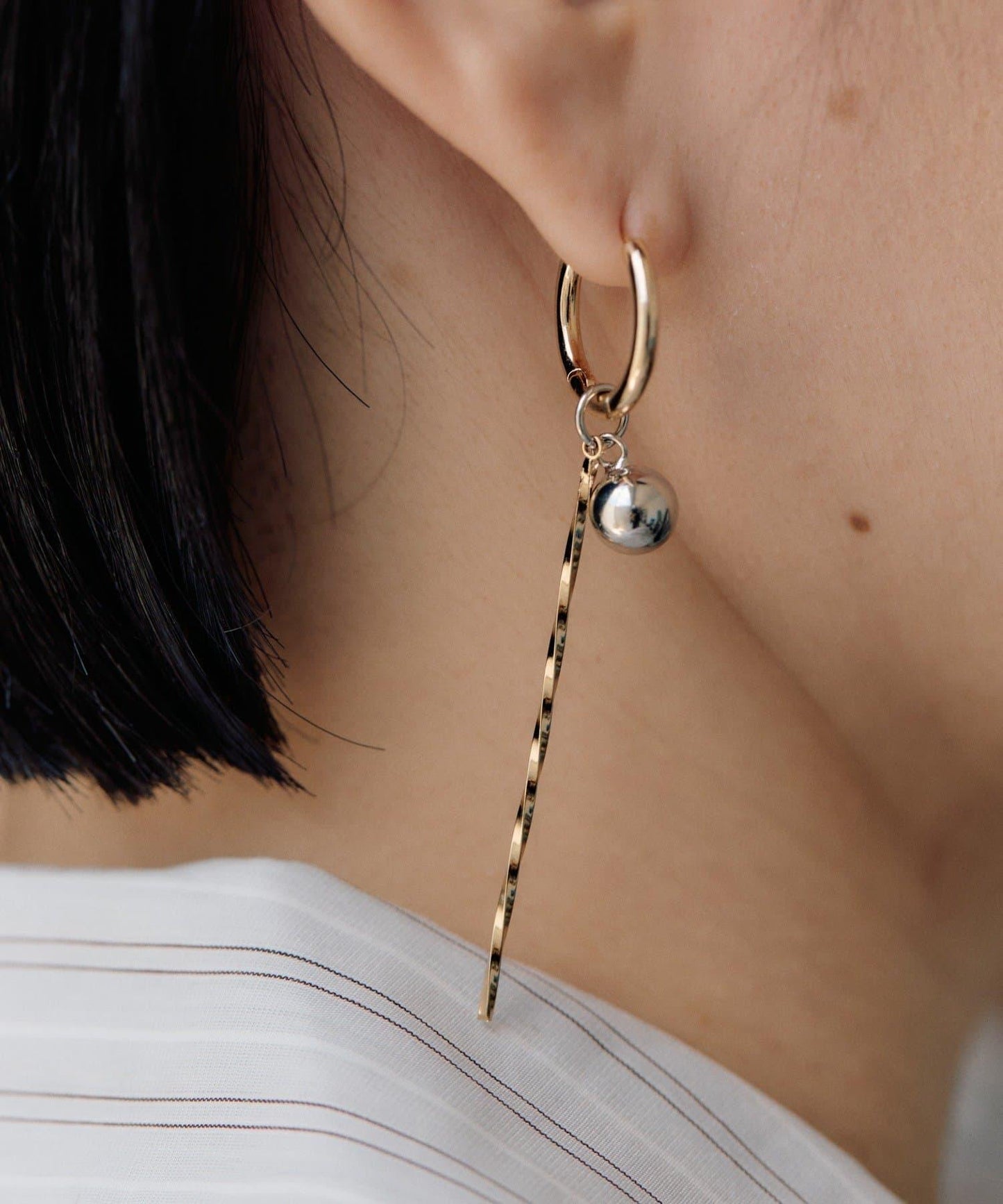 可更換式圈形耳環