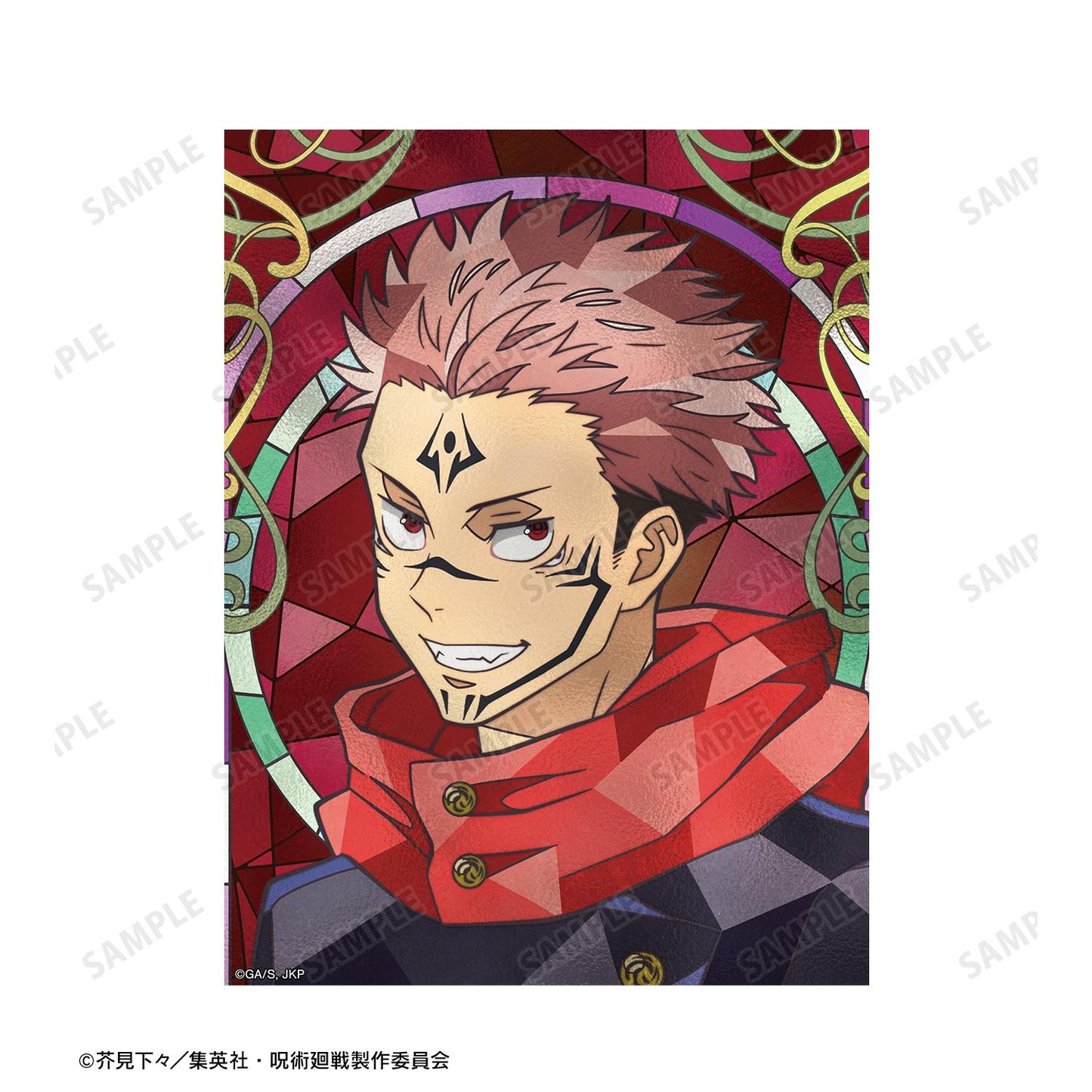 《咒術回戰》宿儺 Aure Glass 迷你掛軸