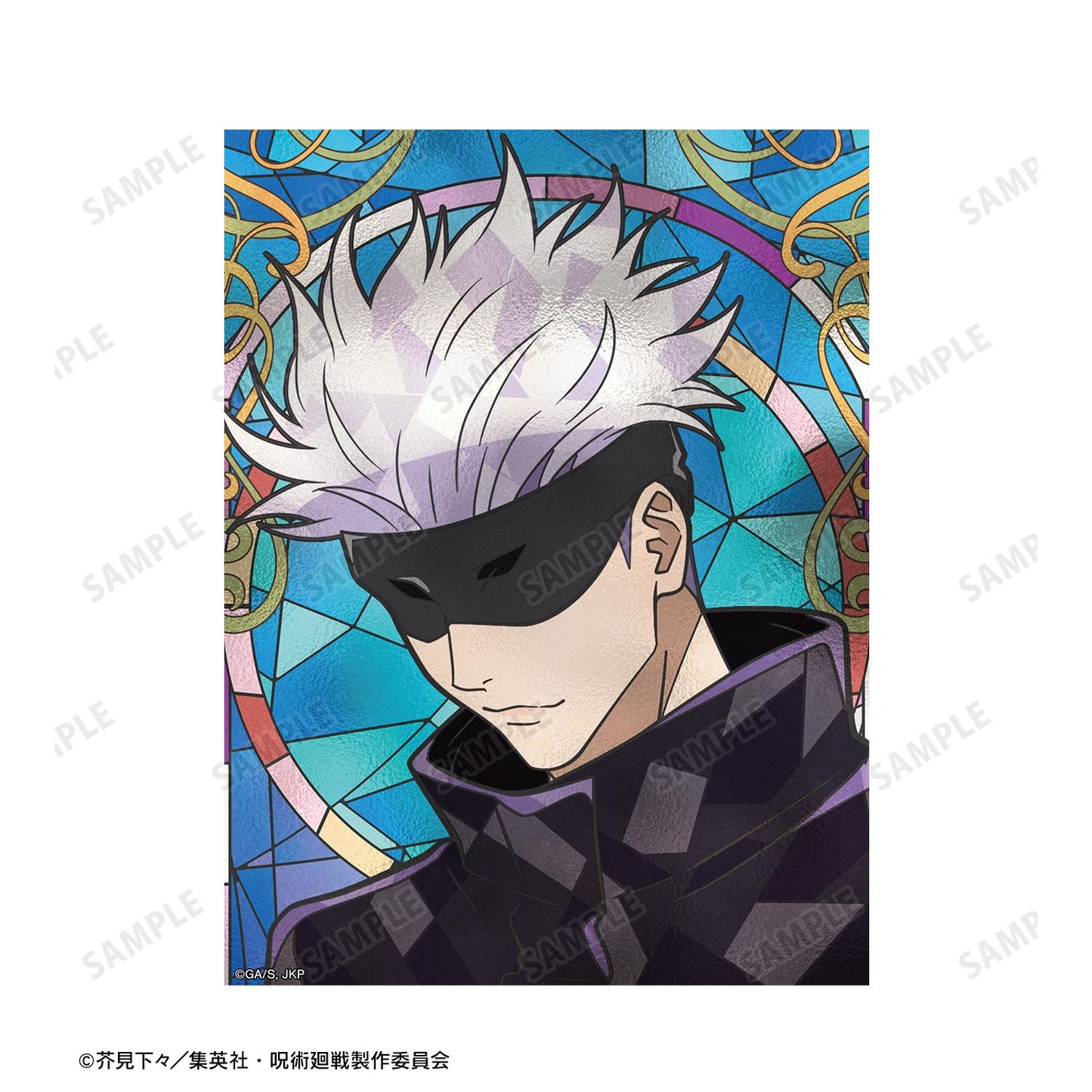 《咒術回戰》 五條悟 Aure Glass 迷你掛軸