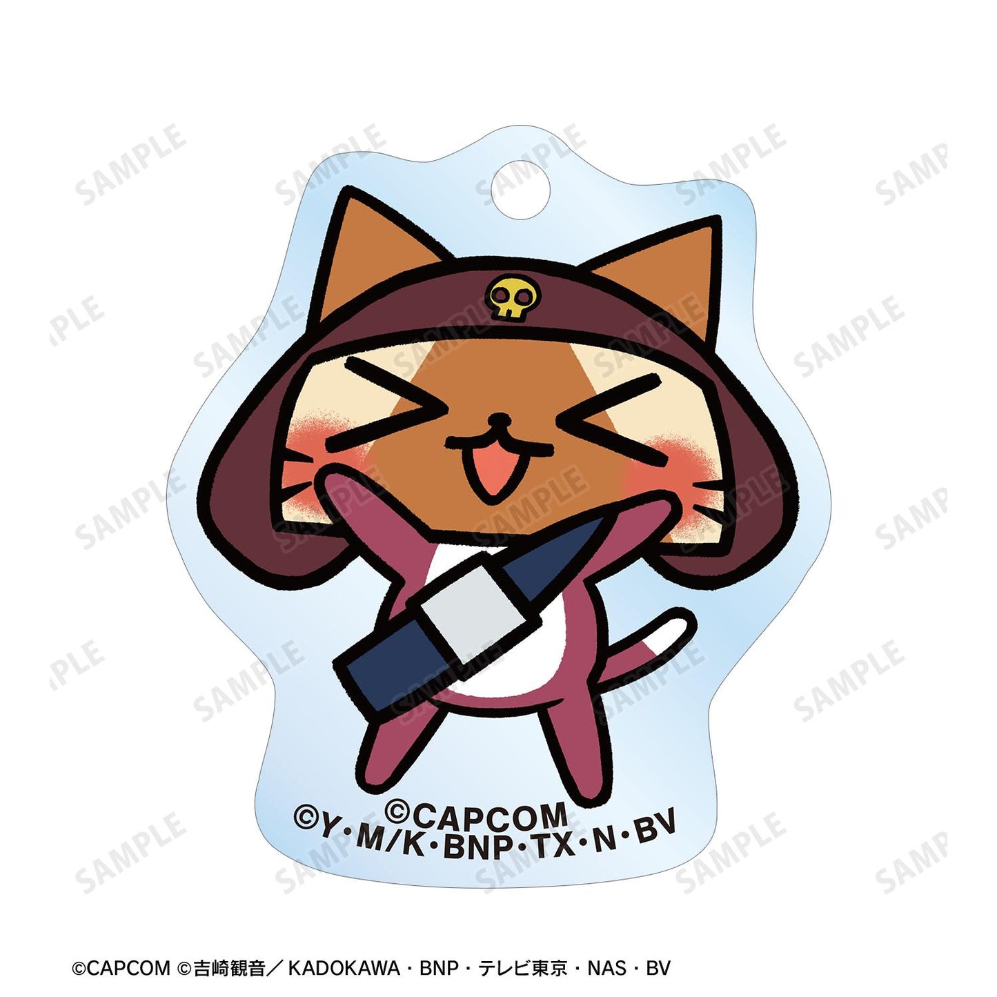 《怪物獵人物語》×《Keroro軍曹》_ギロロ艾露&ギロロ 雙聯亞克力鑰匙扣