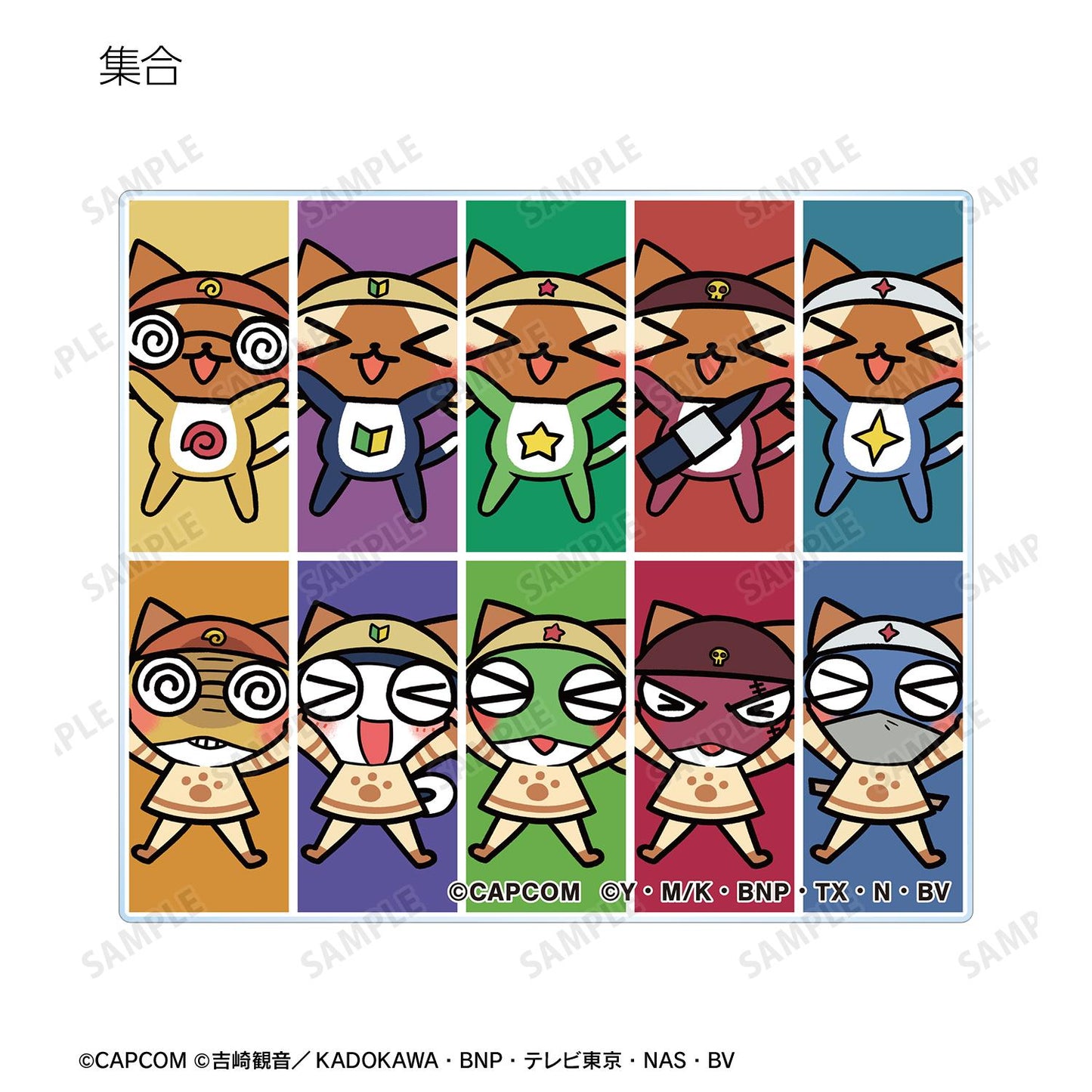 《怪物獵人物語》×《Keroro軍曹》_隨機亞克力卡片(單品/全套BOX)(BOX/26個裝)