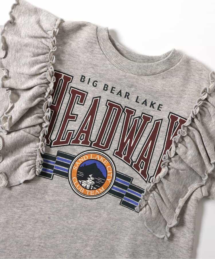 學院風荷葉邊連衣裙