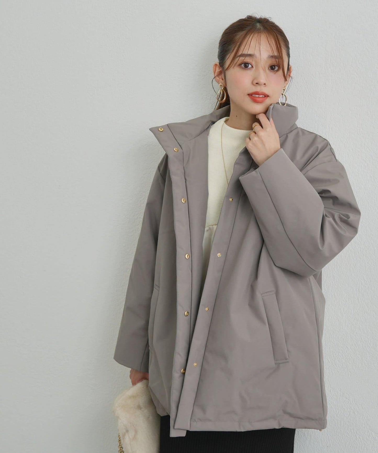 適合多種穿搭的可拆卸內膽無縫羽絨服